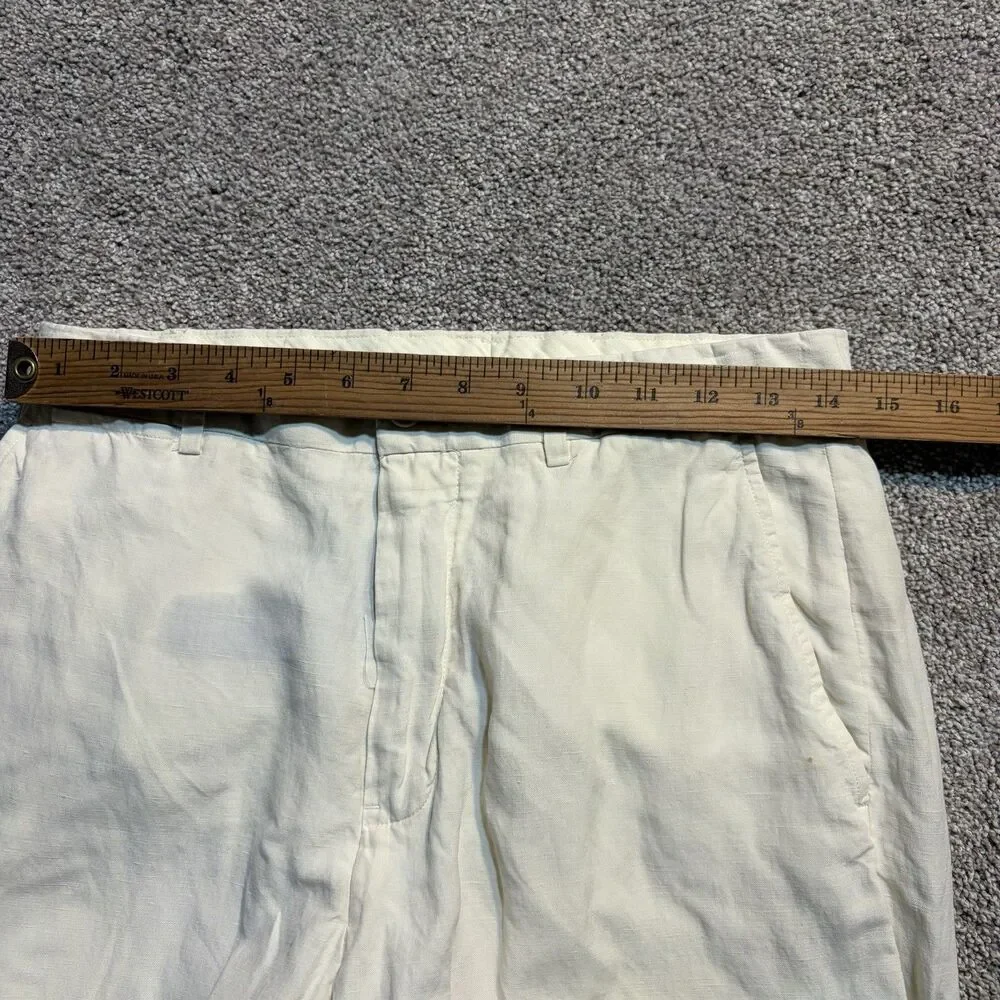 Vintage Polo Ralph Lauren Linen Silk Trousers Classic Fit Men’s 30x30 Breathable